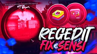 PAINEL REGEDIT GRATIS COM FIX SENSI  AIM 🎯⚙️A MELHOR REGEDIT PARA TODOS EMULADORES 😱 FULL CAPA FF [upl. by Etnasa]