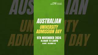 Australian University Admissions Day 2024  9th November at ACBT Colombo 3 [upl. by Atikat]