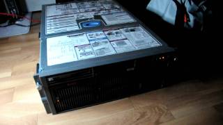 HP Proliant DL580 G2 Boot Noise [upl. by Osmen]