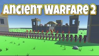 Riding Elephants and Custom Castles  Lets Play Ancient Warfare 2 Gameplay [upl. by Kissee]