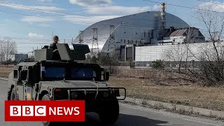 Inside Ukraines Chernobyl site after Russian occupation  BBC News [upl. by Enybor]