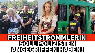 FREIHEITSTROMMLERIN SOLL POLIZISTEN ANGEGRIFFEN HABEN [upl. by Elfont]