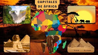 quot🌍✨ Explora las Capitales de África 🏛️🦁Te reto a adivinar 15 capitales 🌍✨quot capital geografia [upl. by Pen]