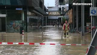 Water overlast centrum Emmen [upl. by Ludovick102]