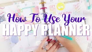 How To Use Your Happy Planner  A Beginners Guide [upl. by Eleanora]