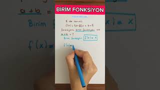 BİRİM FONKSİYON fonksiyonlar birimfonksiyon [upl. by Leyameg2]