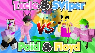 INTENSE 2v2 SViper amp Txcle vs Poidpd amp FloydEye in Tower Of Hell  Roblox  Tower Of Hell [upl. by Alleuqcaj]