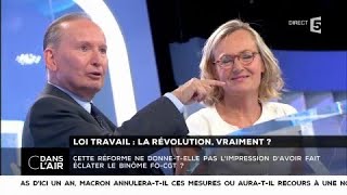 Loi Travail  la révolution vraiment   Les questions SMS cdanslair 31082017 [upl. by Senilec]