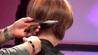 Haircut point cutting scissors over comb [upl. by Biondo]