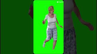 crazy lady green screen [upl. by Milburn]