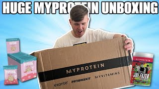 MyProtein Haul ft Joe Fazer Clear Whey Protein Popcorn and Mens Clothing [upl. by Leanor]