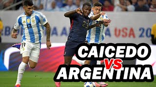 Moisés Caicedo vs Argentina  Chelsea News Today [upl. by Binni]