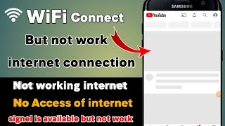 How to fix WIFI connected but no internet accessWifi connected but not workingWifi not access [upl. by Ursal860]