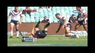 Jared WaereaHargreaves Big Hit on Danny Galea [upl. by Tolmann]