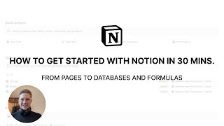 How to get started with Notion [upl. by Yatnahc]