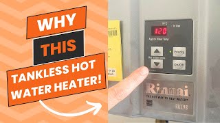 Review of Rinnai Tankless Hot Water Heater Natural Gas [upl. by Eirised]