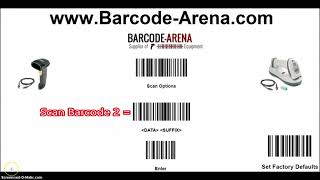 How to Add Auto Enter  Carriage Return to Barcode Scanners after each Scan  wwwBarcodeArenacom [upl. by Phelgen]