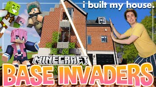 I Built My Real House in Minecraft Base Invaders [upl. by Heinrich]