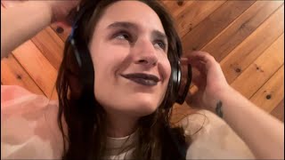 ASMR HEADSET TINGLES PT 2 PURRING EATING FREEZE DRIED ICE CREAM 🍨 SPRAYING YOU WITH SOFT MIST 😴 [upl. by Kurys272]