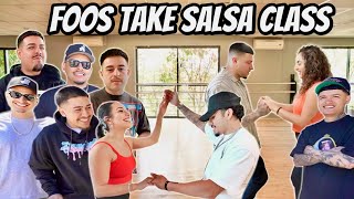 FOOS TAKE A SALSA CLASS [upl. by Intirb157]