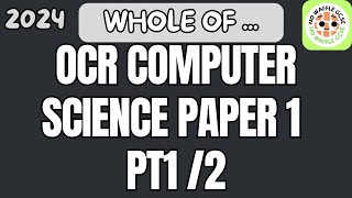 OCR GCSE Computer Science  Sat 11 MAY 1700  1800 [upl. by Aivek248]