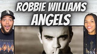 STUNNING FIRST TIME HEARING Robbie Williams  Angels REACTION [upl. by Yddur]