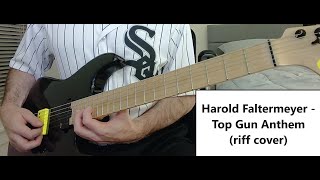 Harold Faltermeyer  Top Gun Anthem riff cover [upl. by Flavia836]