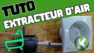 Tuto  Comment raccorder un extracteur dair avec temporisation pour salle de bain 🛁 [upl. by Nosyd259]