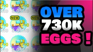 WE HATCHED OVER 730K EGGS IN 44 HOURS WEAPON FIGHTING SIMULATOR ROBLOX PAPTAB [upl. by Negris]