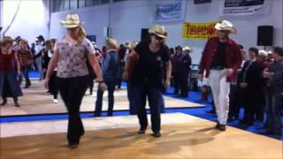 FOOTLOOSE  COUNTRY LINE DANCE  GODERVILLE  151212 [upl. by Gavrah270]