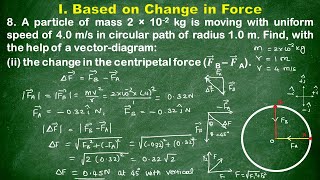 Based on Change in Velocity  centripetal force  Problem 8 11thphysics circularmotion jee neet [upl. by Nnairet]