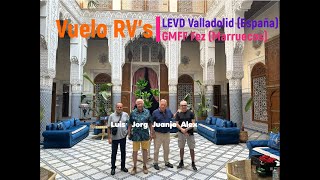 Vuelo de LEVD Valladolid España a GMFF Fez Marruecos [upl. by Ardekahs]