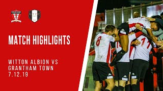 MATCH HIGHLIGHTS  WITTON ALBION 31 GRANTHAM TOWN [upl. by Aisatnaf51]