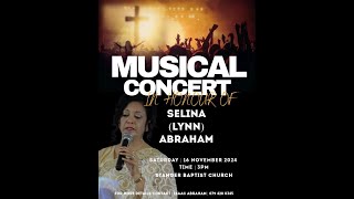 Musical Concert in Honour of Selina LynnAbraham [upl. by Ehtyaf]