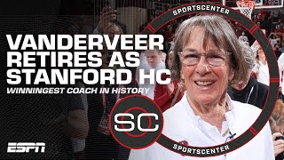 The legacy Tara VanDerveer leaves at Stanford after 38 years as coach 👏  SportsCenter [upl. by Beltran]