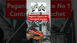 Paganini Caprice No 1 ricochet violinprogress violinist violintechnique [upl. by Nameloc]