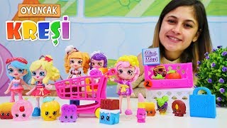 Oyuncak kreşi Ayşe ve Shopkins minimarkette alışveriş öğreniyorlar [upl. by Sass488]