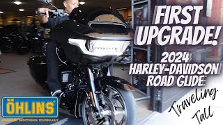 I took my new 2024 HarleyDavidson Road Glide to Ohlins USA First upgrade on my new motorcycle [upl. by Cho303]