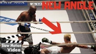 NEW ANGLE Mayweather vs Tenshin  FULL FIGHT with KNOCKDOWNS Slow Motion [upl. by Nayllij]