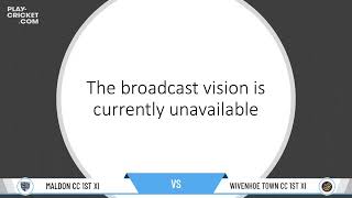 Maldon CC 1st XI v Wivenhoe Town CC 1st XI [upl. by Rothenberg]