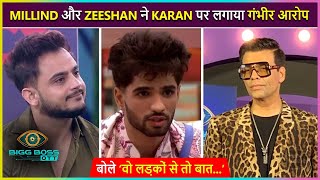 Zeeshan Khan And Millind Gaba Calls Karan Johar A Biased Host  Bigg Boss OTT [upl. by Eolc]