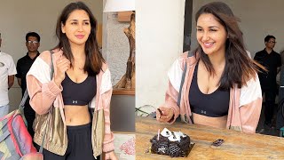 Nikita Dutta Celebrate Her Birthday With Media At Bandra [upl. by Tonjes]