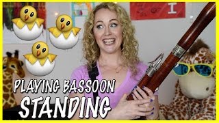 Tips and Tricks for PLAYING BASSOON STANDING [upl. by Eeznyl]