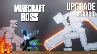 Upgrade Android vs MINECRAFT BOSSES More than the Warden Mod [upl. by Latton88]