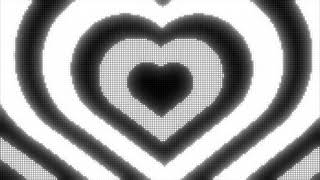 Black and White Y2k Neon LED Lights Heart Background  1 Hour Looped HD [upl. by Nela]