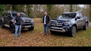 Motorscouk  Rivals  Review  Mercedes X Class vs Isuzu DMax  2019 [upl. by Buck]