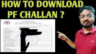 HOW TO DOWNLOAD PF OLD CHALLAN How can I download my old PF paid challan receipt [upl. by Dulcia]