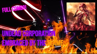 Beat Saber Getting FULL COMBO on Embraced by the Flame by Undead Corporation [upl. by Irabaj]