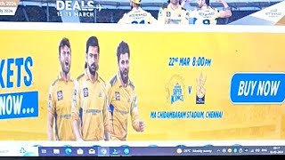 CSK vs RCB Tickets LIVE Book Now [upl. by Pish]