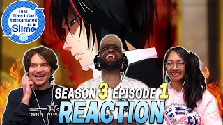 Crying Laughing 😂  That Time I Got Reincarnated as a Slime S3 Episode 1 REACTION [upl. by Edyaw]